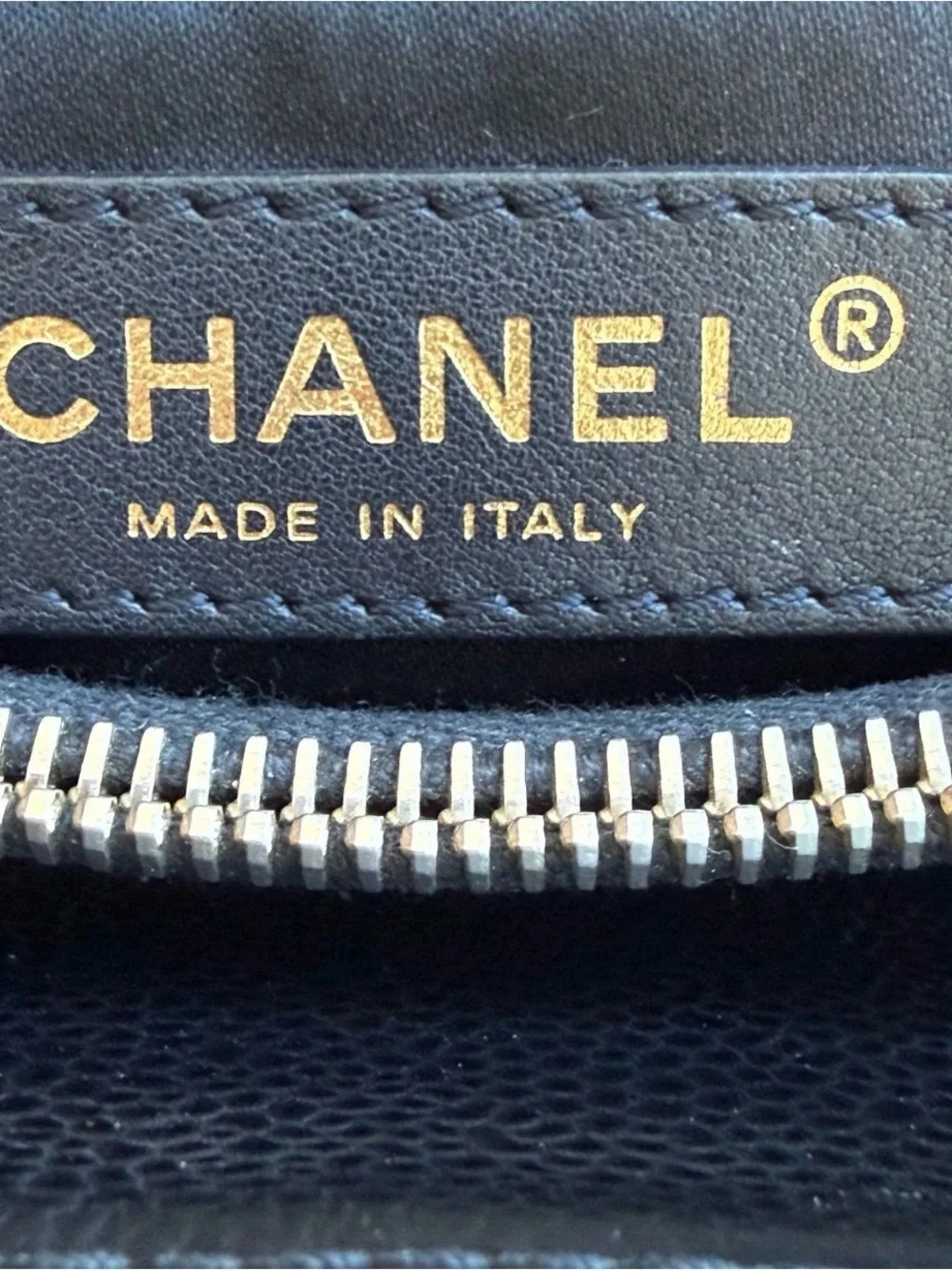 Chanel Black Quilted Caviar Leather Grand Shopping Tote - GST